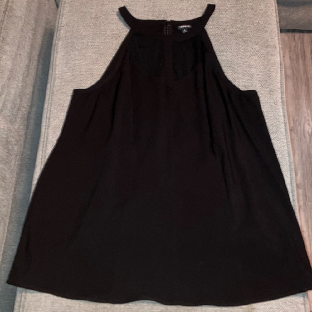 🖤 Torrid Fit And Flare Crepe With Mesh Inset Tank 🖤 - Picture 5 of 10